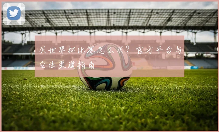 买世界杯比赛怎么买?官方平台与合法渠道指南