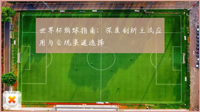 世界杯购球指南：深度剖析主流应用与合规渠道选择